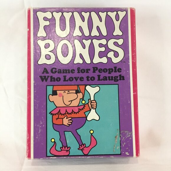 Funny Bones by Parker Brothers 1968 Card Game COMPLETE Made In Canada - Picture 1 of 11